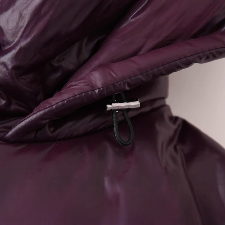 Damen Pufferjacke mit Kapuze und praktischen Taschen Drune