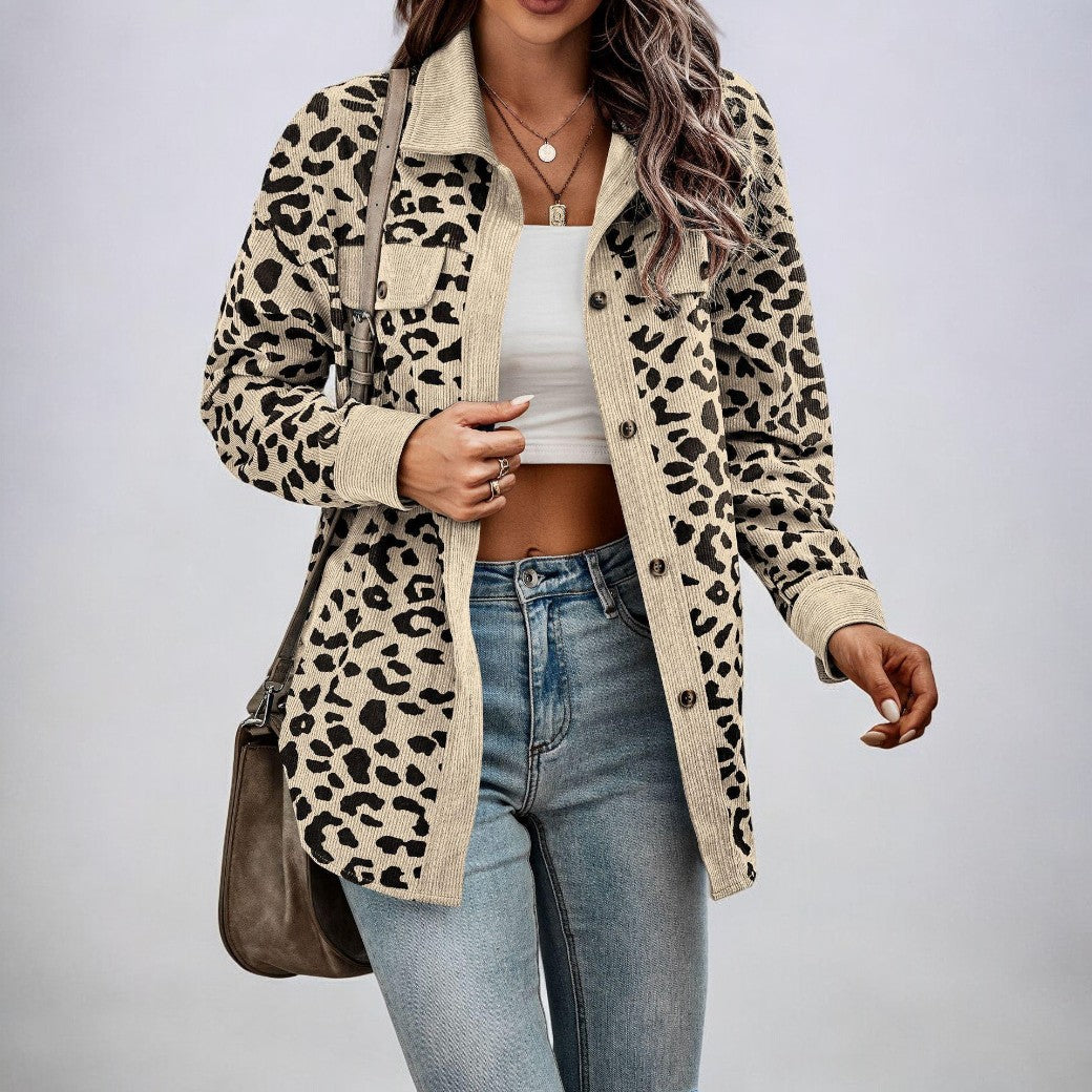 Drune | Stilvolle Leopardenjacke