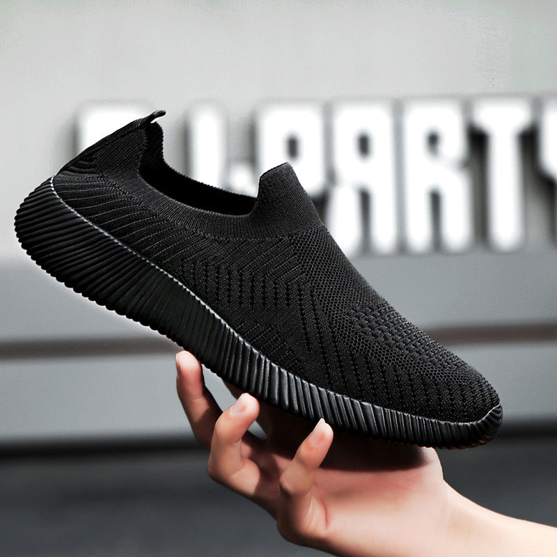Unisex nan ultraleichter Schlupfschuh aus Feinstrick mit anatomischem Komfortfußbett und gerippter Flexlaufsohle Drune
