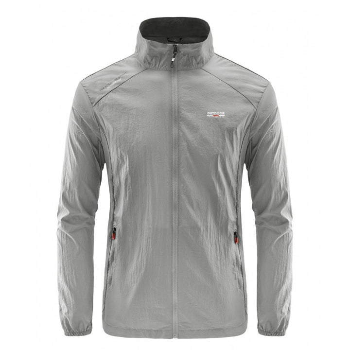 Herren Leichte Outdoor-Jacke mit hohem Kragen Drune