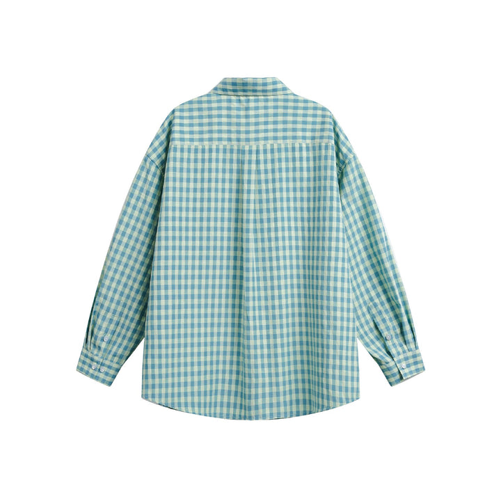 Damen Oversize-Karohemd mit kastiger Silhouette, Kentkragen und Brusttasche Drune