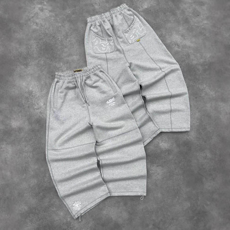 Herren Weit geschnittene Pullover Sweatpants Drune