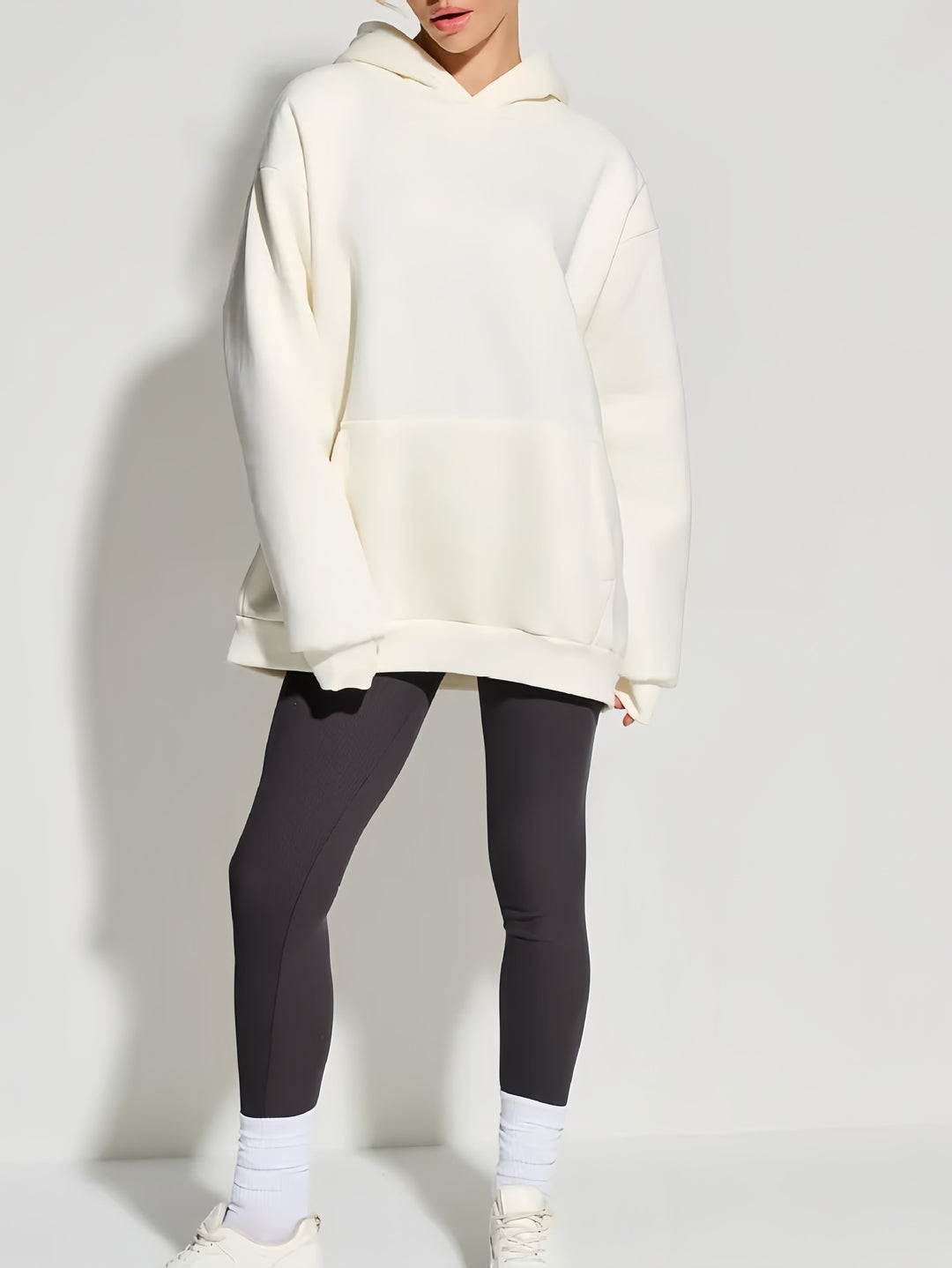 Damen Sportlicher Kapuzenpullover