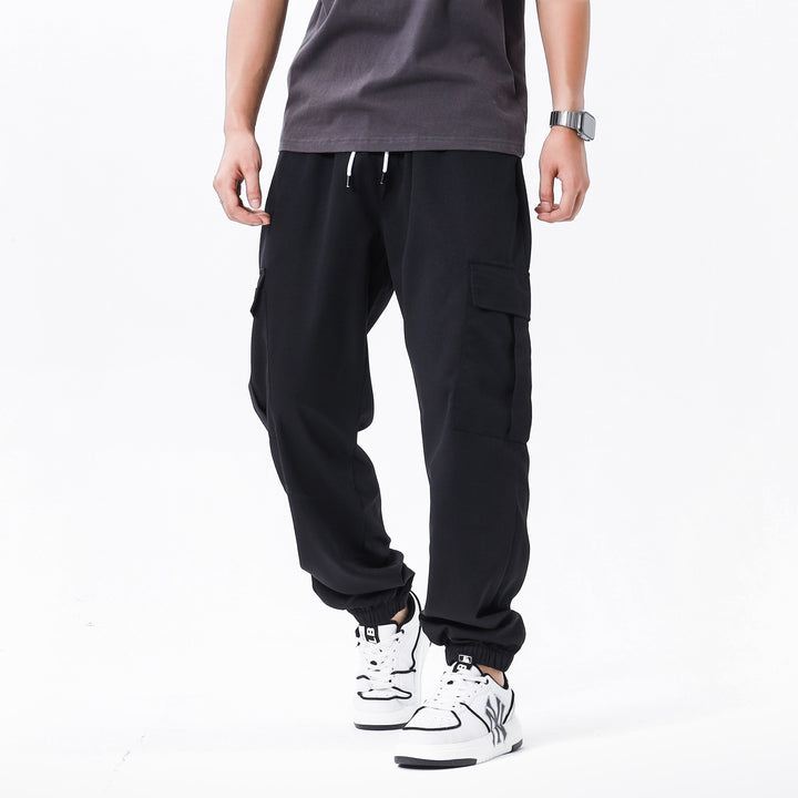 Herren Multifunktionale Cargohose mit elastischem Bund und praktischen Taschen Drune