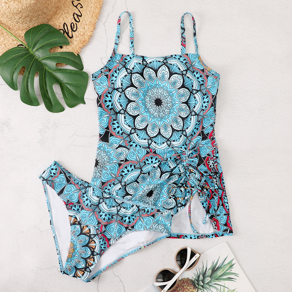 Damen Kunstvolles Strandoutfit Drune