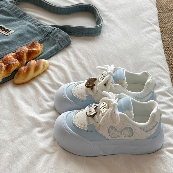 Damen Komfortable Sneakers mit verspielten Applikationen Drune