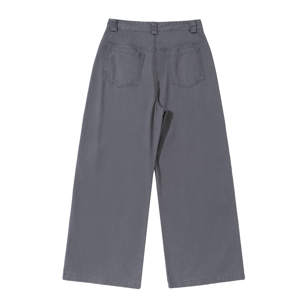 Damen High‑Waist Cargoculotte mit geraden Panelnähten Drune