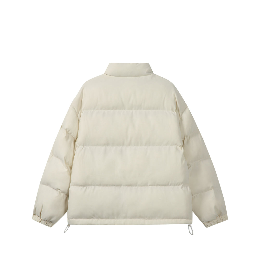 Damen Wattierte Boxy-Steppjacke mit hohem Stehkragen Drune