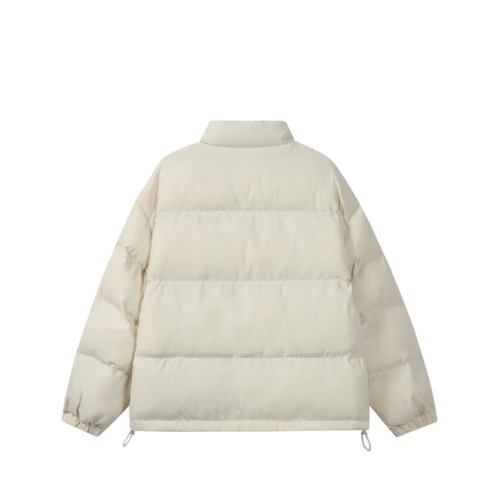Damen Wattierte Boxy-Steppjacke mit hohem Stehkragen Drune