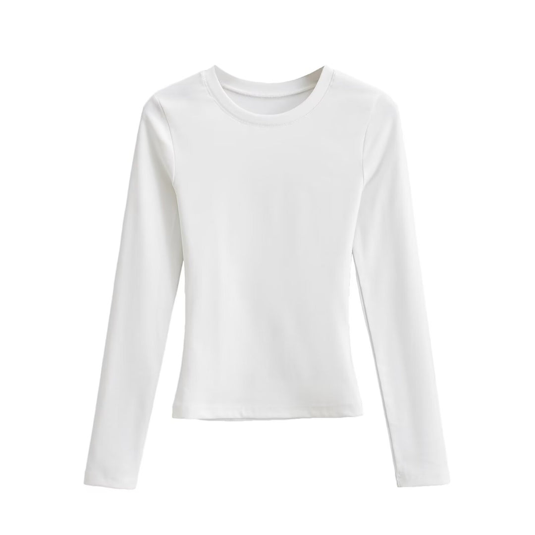 Damen Langarmshirt aus weichem Baumwollmix Drune