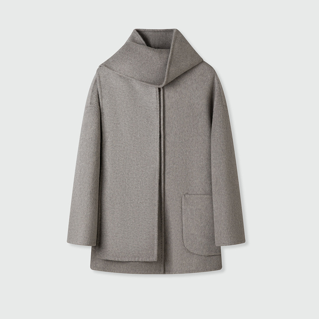 Damen Stilvoller Oversized Mantel Drune