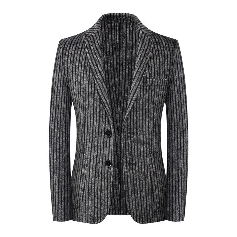 Herren stilvolle gestreifte Blazer Drune