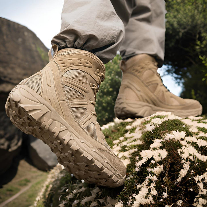 Herren Hochleistungs‑Wüstentrekking‑Boots mit atmungsaktivem Ripstop‑Mesh und stoßdämpfender Profilsohle Drune