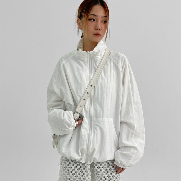 Damen lässige Funktionsjacke mit hohem Kragen Drune