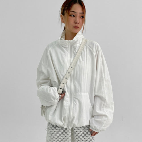 Damen lässige Funktionsjacke mit hohem Kragen Drune