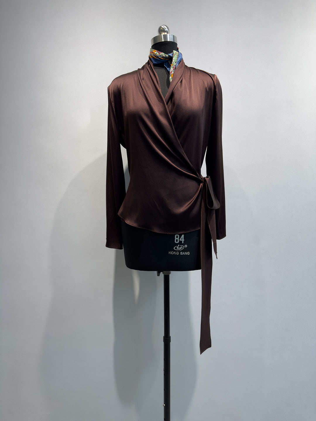 Damen Elegante Wickelbluse Drune