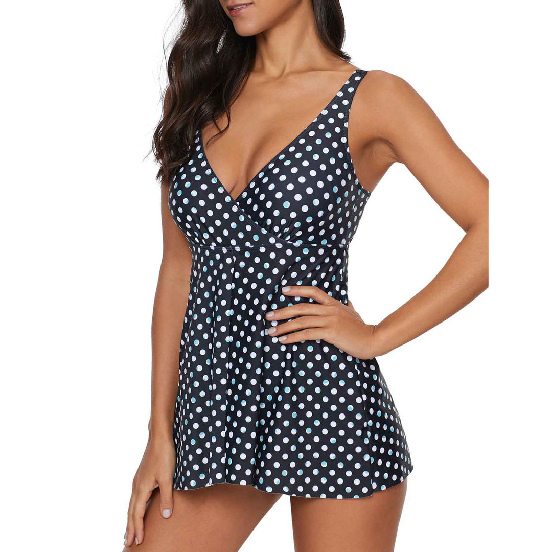 Damen Freizeitkleid mit elegantem Punkte-Design Drune