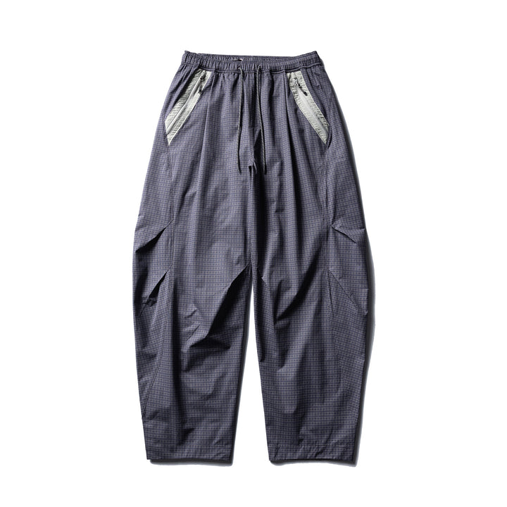 Herren Weite Ripstop-Freizeit-Hose mit elastischem Bund, Reißverschlusstaschen und Knie-Paneelen Drune