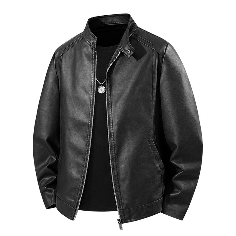 Herren Klassische Bikerjacke Drune