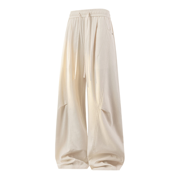 Damen Weite Lagen-Loungehose mit Cargo-Details & elastischem Tunnelzug Drune