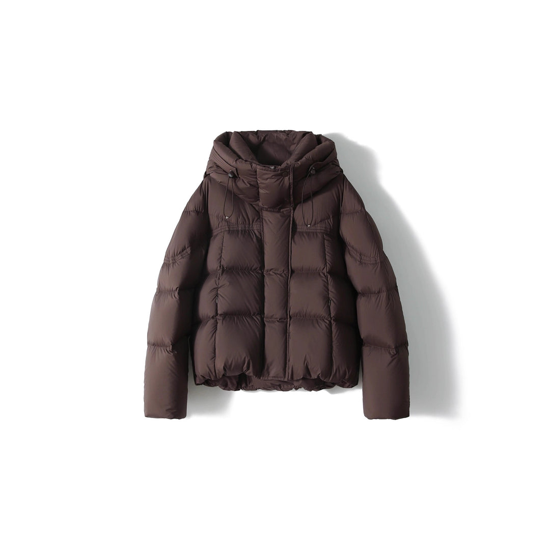 Damen modische Steppjacke mit hohem Kragen Drune