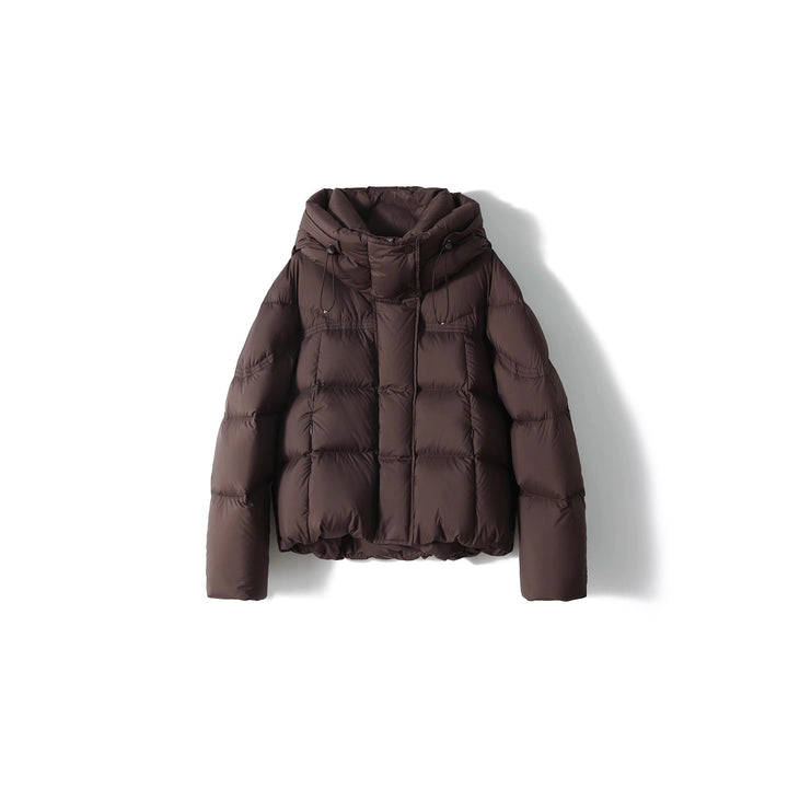 Damen modische Steppjacke mit hohem Kragen Drune