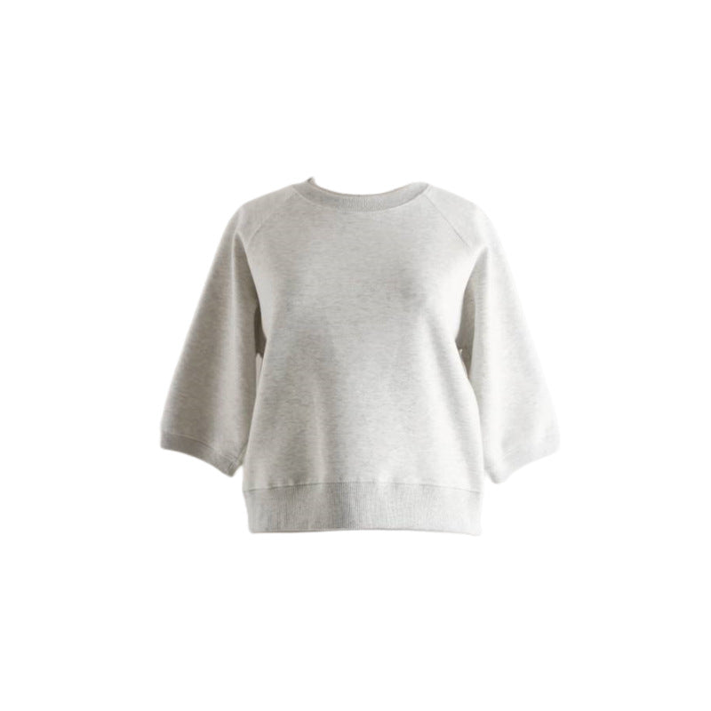 Damen legeres Sweatshirt mit 3/4-Ärmeln Drune