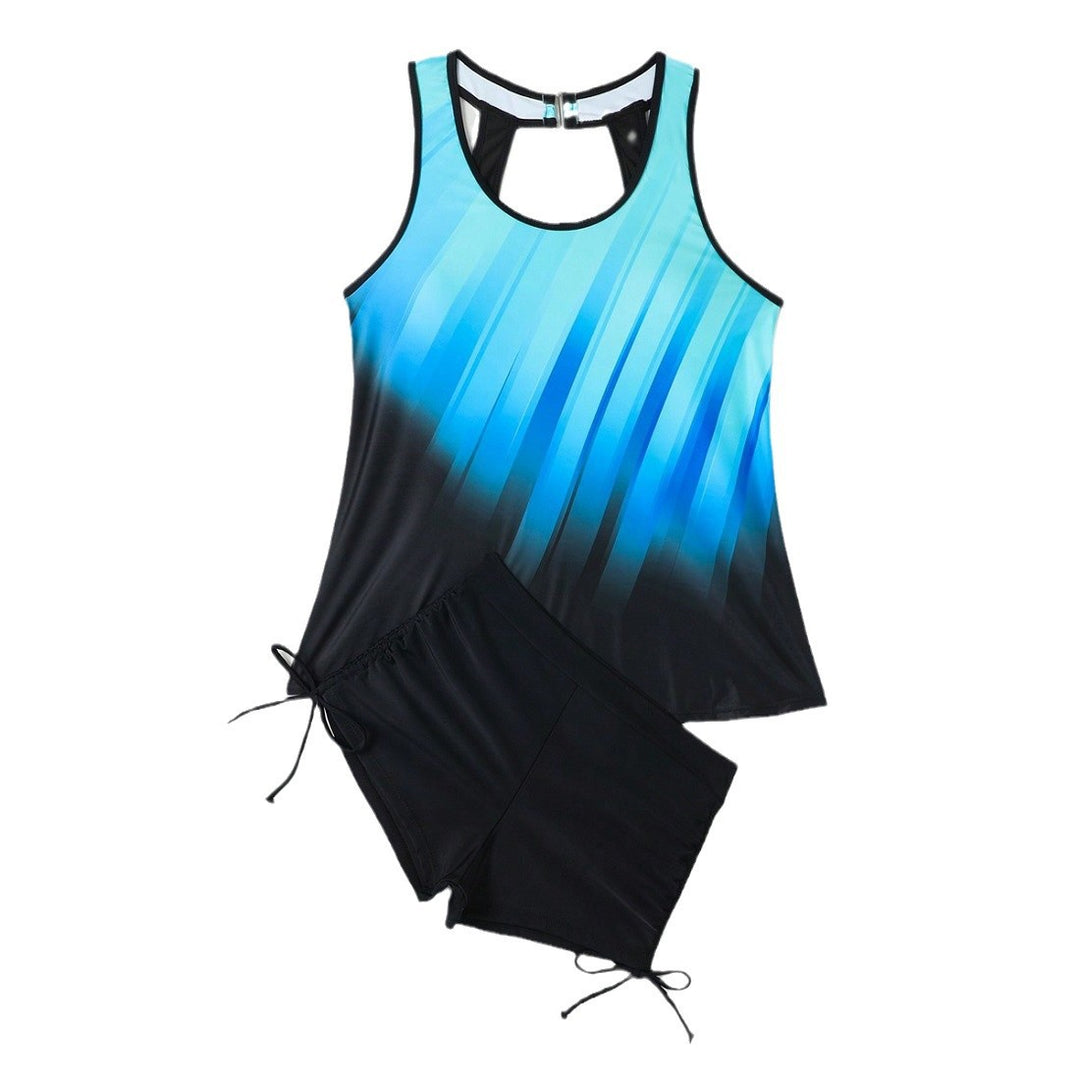 Damen Sportliches Tank-Top und Shorts Set Drune