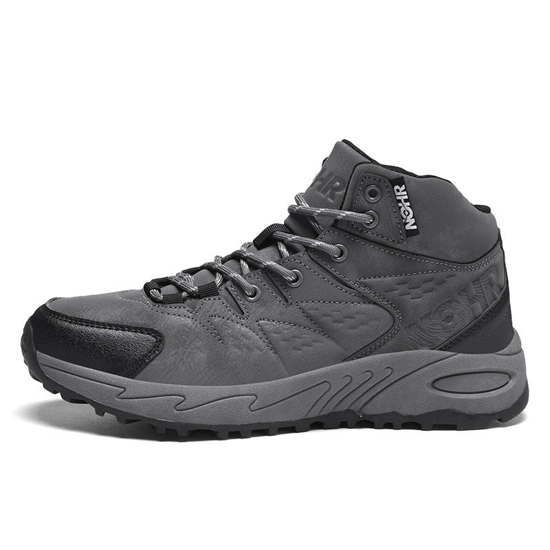 Herren nan robuster wasserabweisender Trekkingstiefel mit mittlerer Schafthöhe und rutschfester Profilsohle Drune