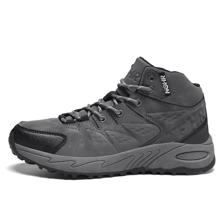 Herren nan robuster wasserabweisender Trekkingstiefel mit mittlerer Schafthöhe und rutschfester Profilsohle Drune
