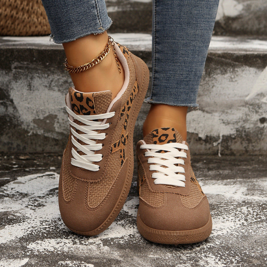 Damen Sneakers im sportlichen Retro-Design mit rutschfester Sohle Drune