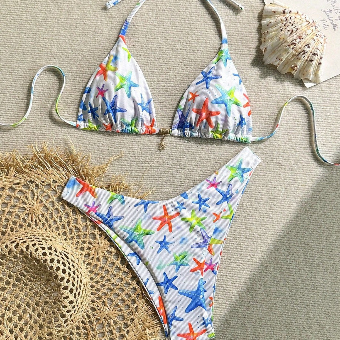 Damen gepolstertes Bikinioberteil mit verstellbaren Trägern Drune