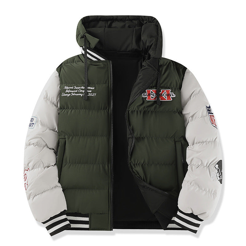 Herren Multifunktionale Steppjacke mit Kapuze und einzigartigem Design Drune