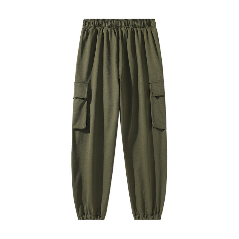 Herren Urbaner Utility-Jogger mit Oversize-Cargotaschen, Kordelzug und elastischen Knöcheln Drune