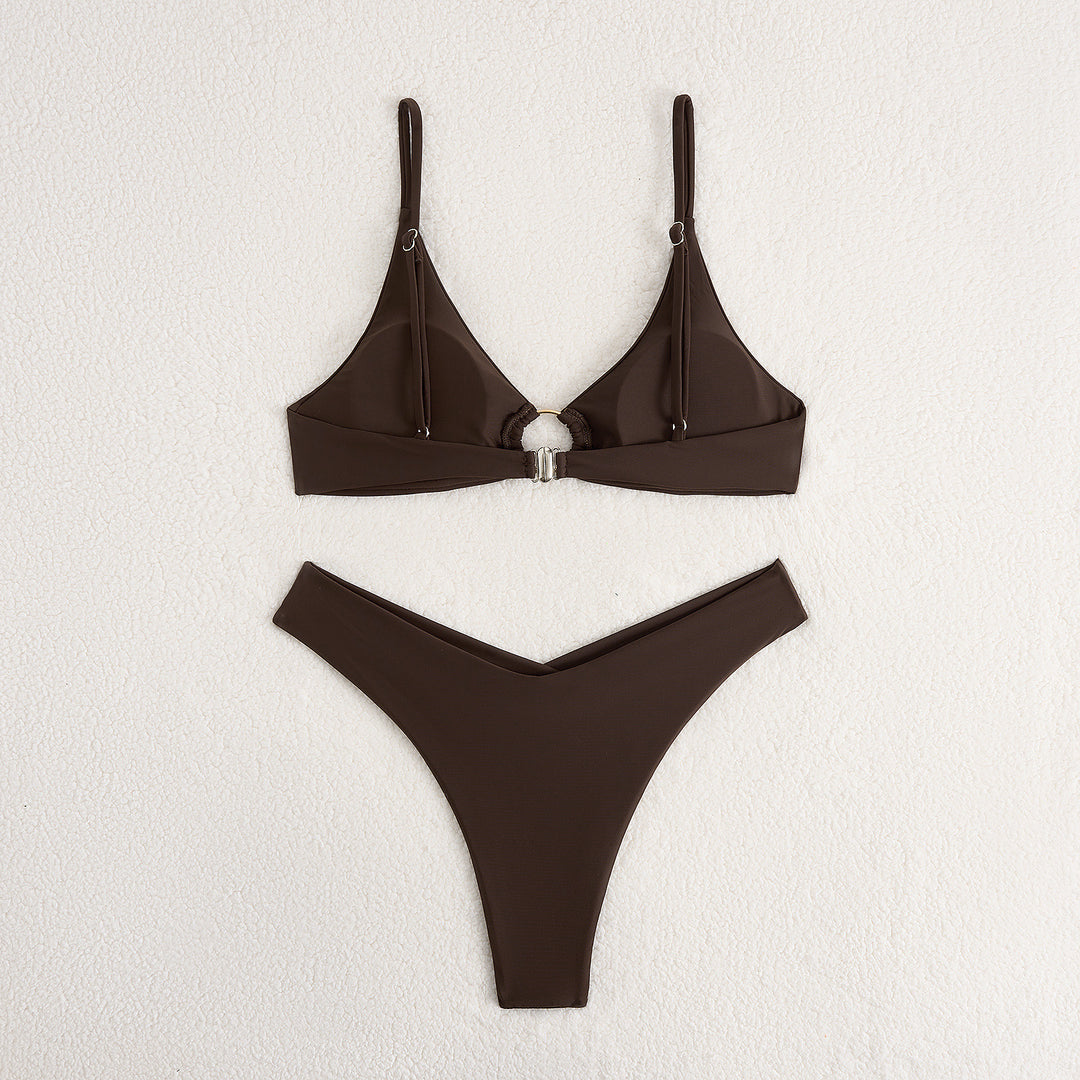 Damen Triangel-Bikini mit elegantem Ring-Detail Drune
