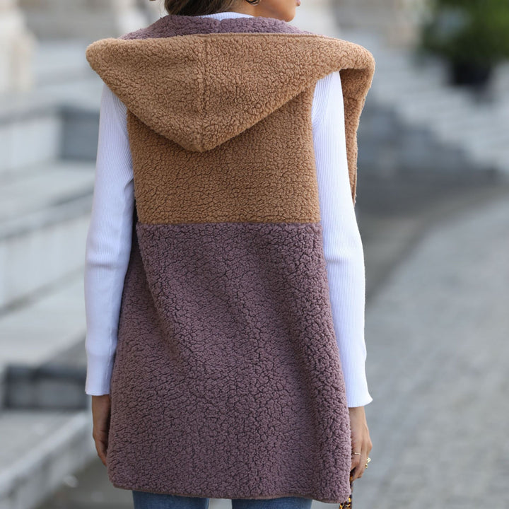 Damen Wende-Weste aus kuscheligem Fleece mit großen Taschen Drune