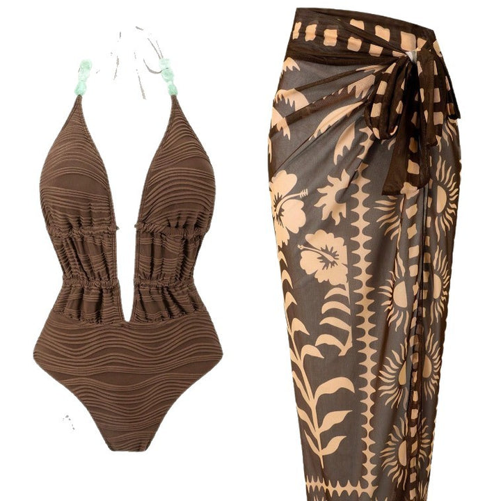 Damen Badeanzug mit raffinierten Details Drune