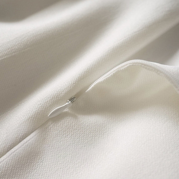 Damen Eleganter Bleistiftrock mit seitlichem Schlitz und feinem Stoff Drune