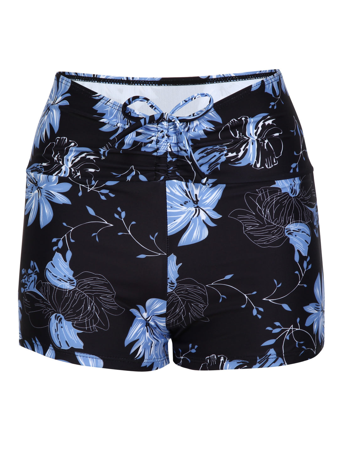 Damen Bikini-Höschen mit hohem Bund und raffinierten Rüschendetails Drune