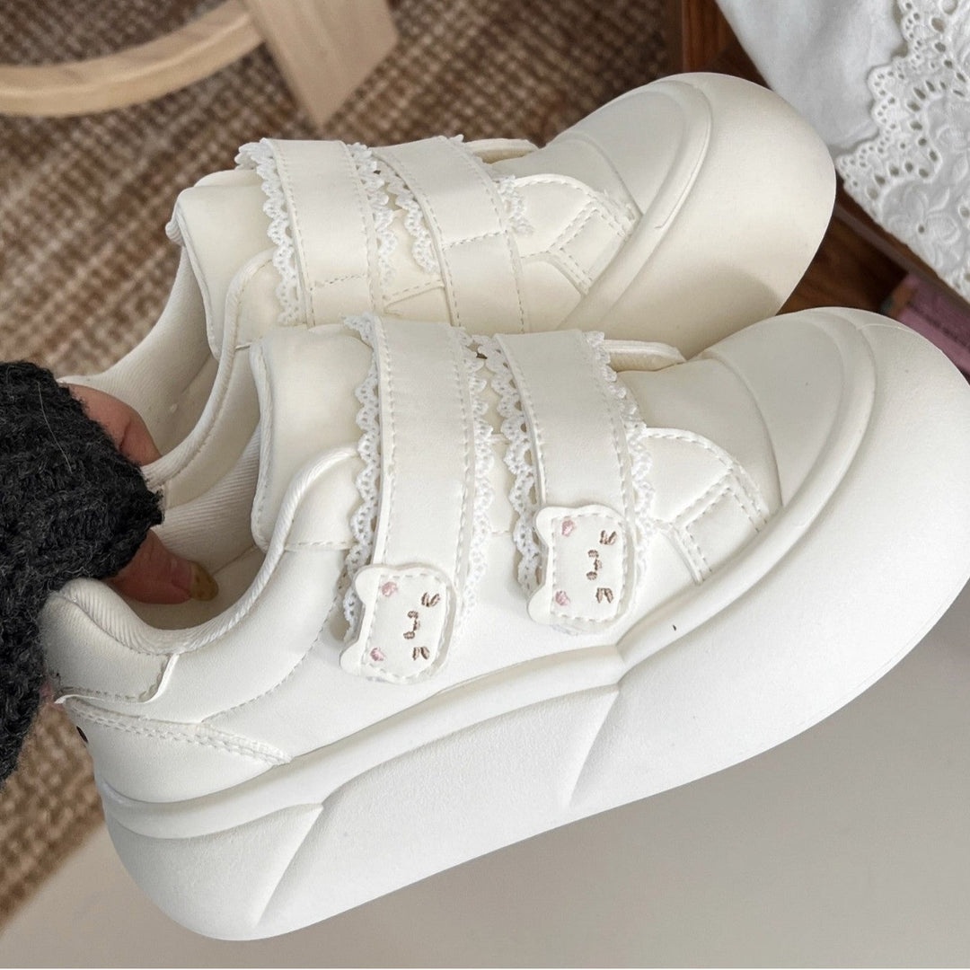 Damen Sneaker mit verstellbaren Klettverschlussriemen und komfortabler Sohle Drune