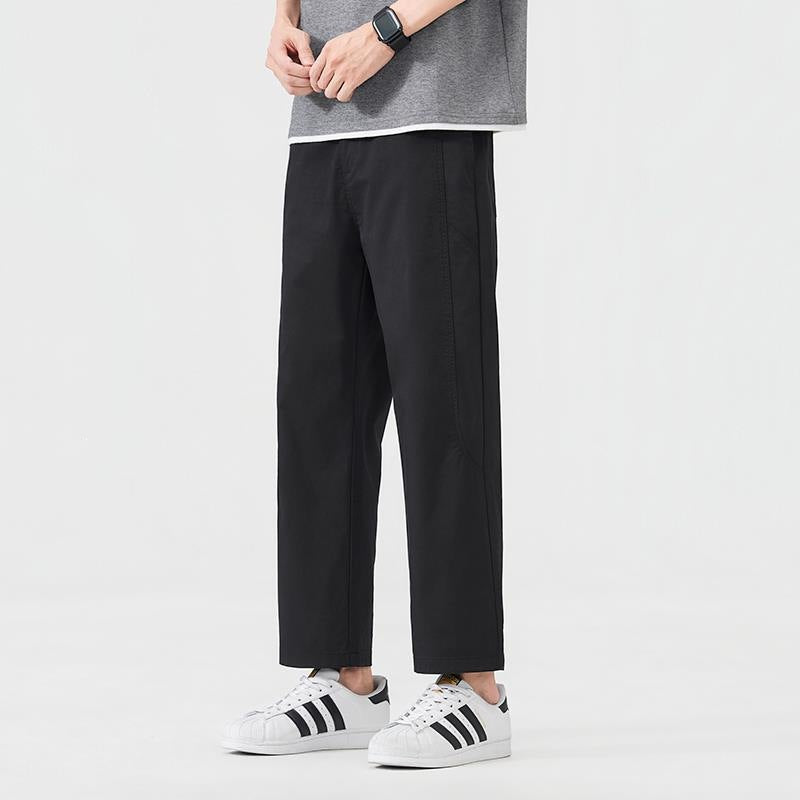 Herren Legere Relaxed Fit Stoffhose Drune