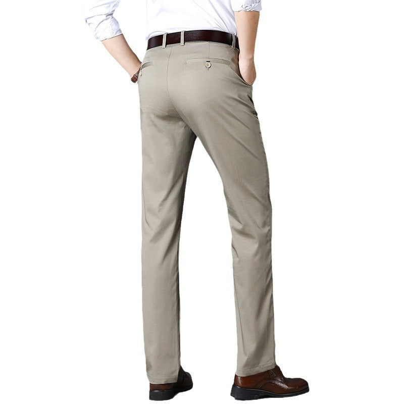 Herren elegante Anzughosen im modernen Slim Fit Schnitt Drune