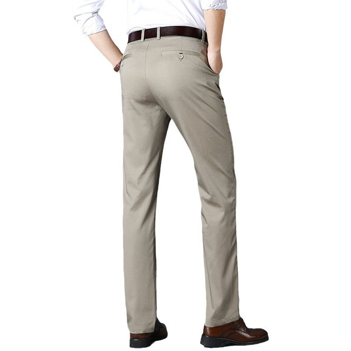 Herren elegante Anzughosen im modernen Slim Fit Schnitt Drune