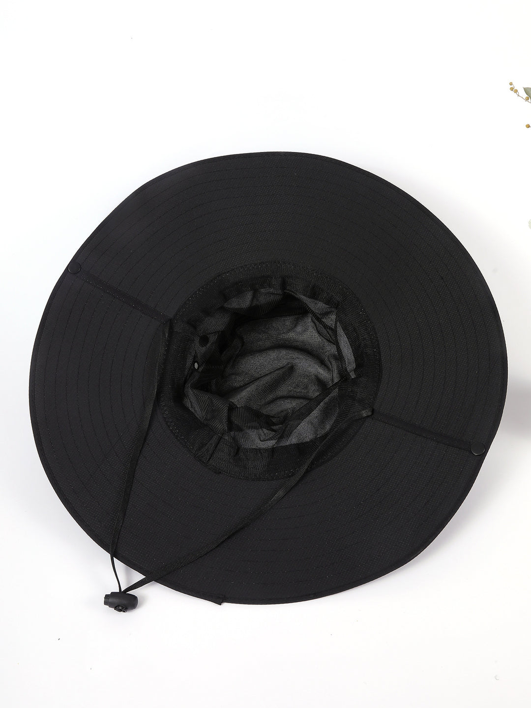 Damen Sonnenhut mit breiter Krempe und verstellbarem Kinnband Drune