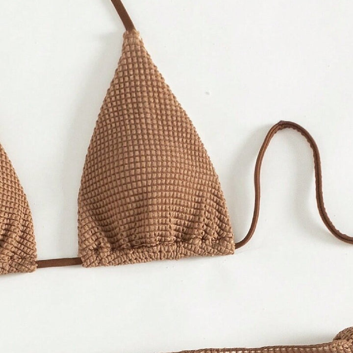 Damen Triangel-Bikini mit Wickelrock Drune