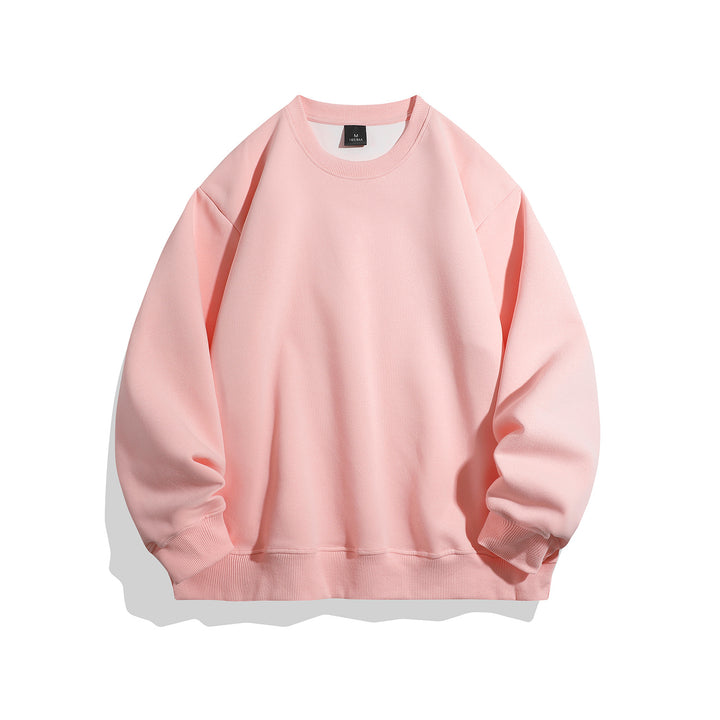 Herren Oversize Rundhals‑Sweatshirt mit tiefem Sitz, Raglanärmeln und gerippten Bündchen Drune