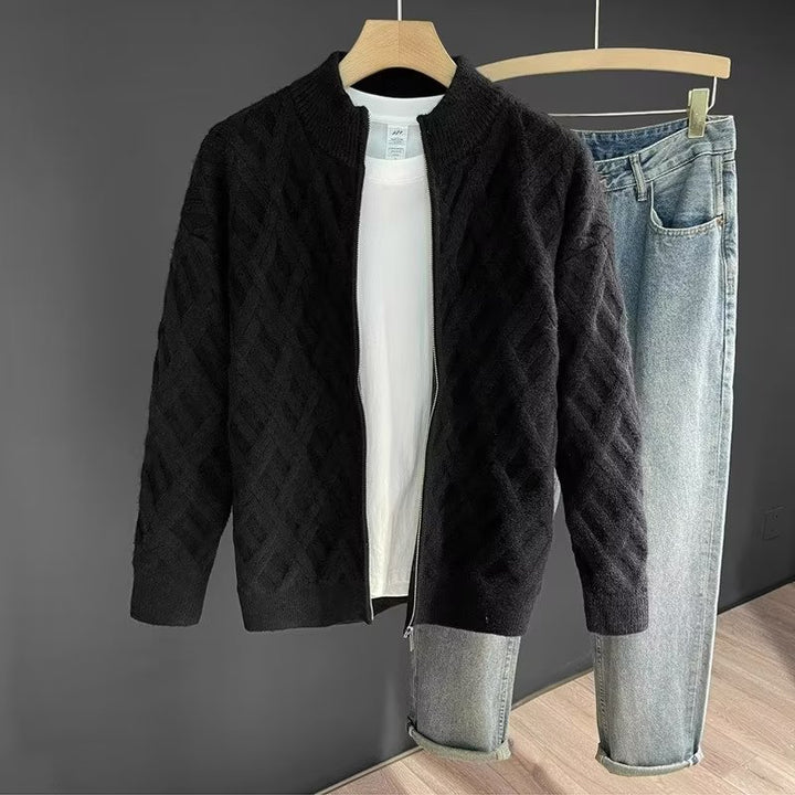 Damen Strickjacke mit elegantem Zopfmuster Drune