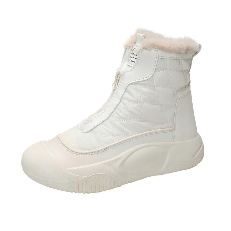 Damen isolierte Winterstiefel mit bequemem Warmfutter Drune