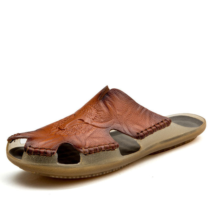 Damen Leder-Clogs mit luxuriösem Design und atmungsaktiver Sohle Drune