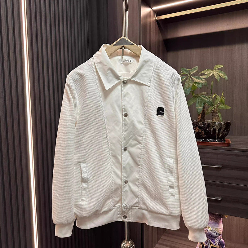 Herren Moderner Overshirt Blouson Drune